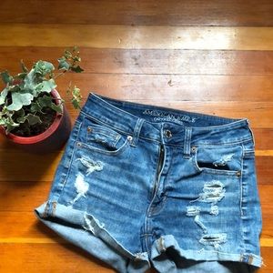 American eagle jean shorts
